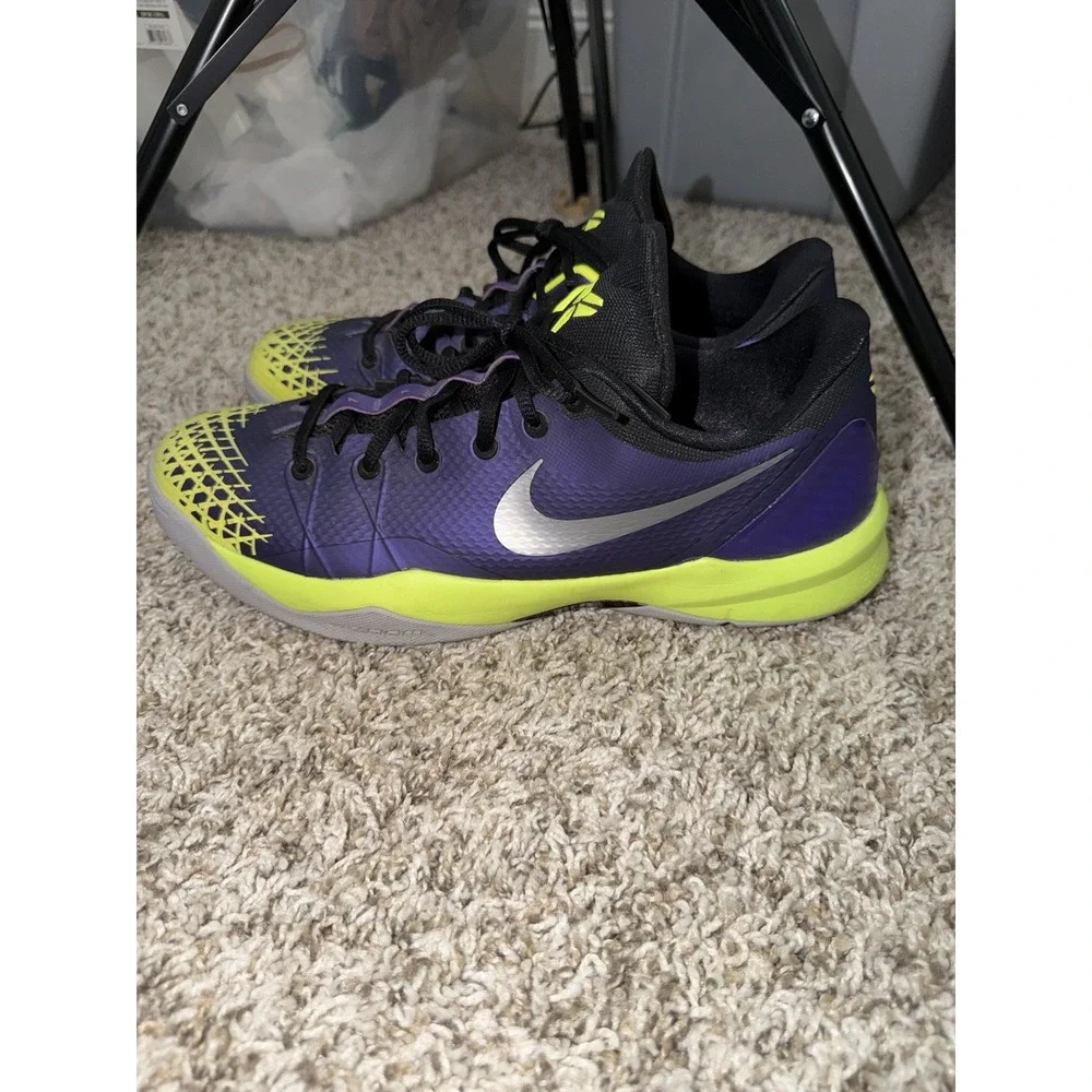 Nike Kobe Venomenon 4 Zoom Glow in the Dark Purple Yellow Volt Sz 13 635578-500